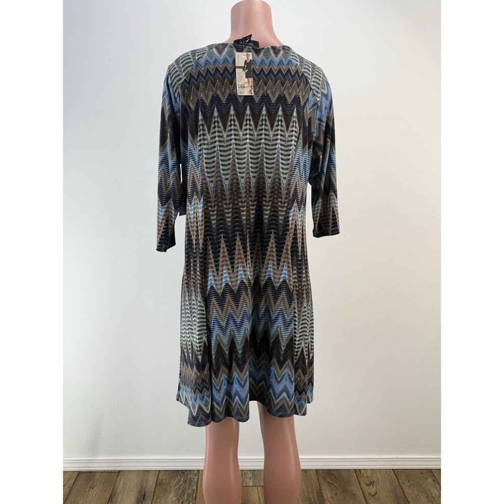 NWT Karen Kane Dress Womens 0X (XL) 3/4 Sleeve Pullover - Picture 10 of 15